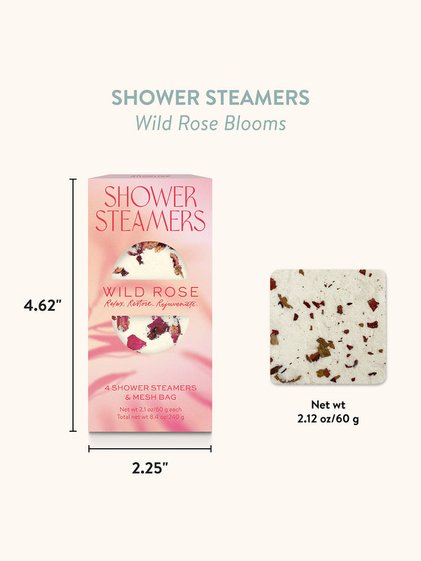 Studio Oh Wild Rose Blooms Shower Steamers