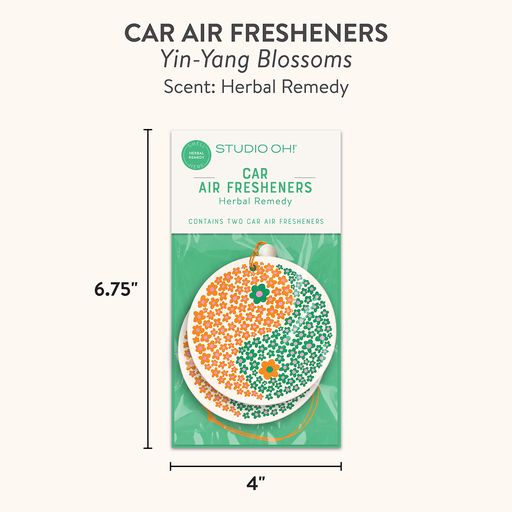 Studio Oh Yin-Yang Blossoms Car Air Freshener