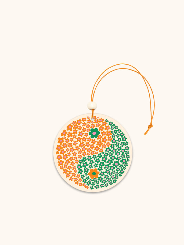 studio oh Yin-Yang Blossoms Car Air Freshener