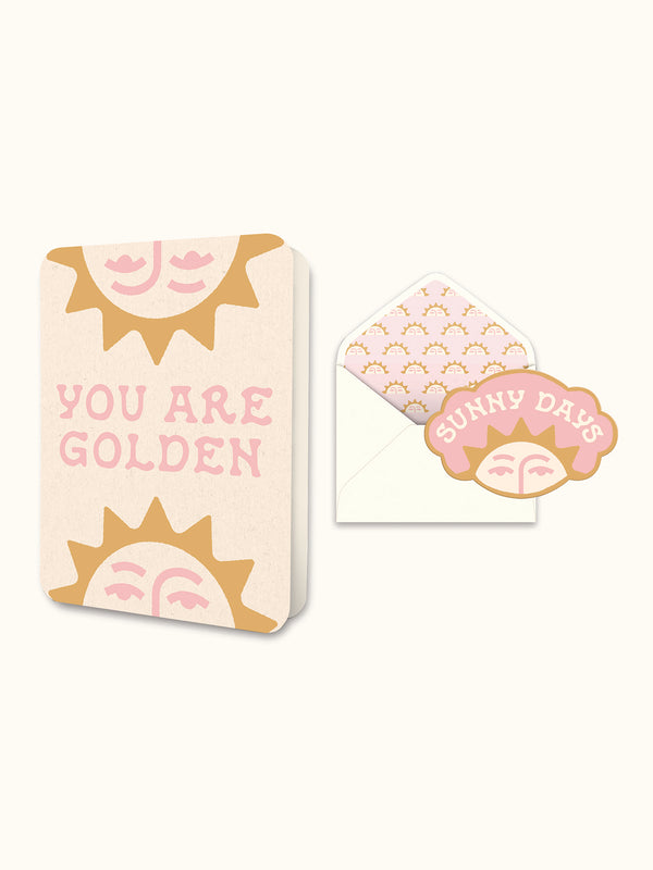 studio oh You Are Golden Deluxe Greeting Card