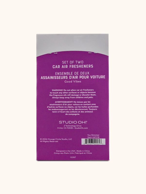 Studio Oh You Shimmer Car Air Fresheners