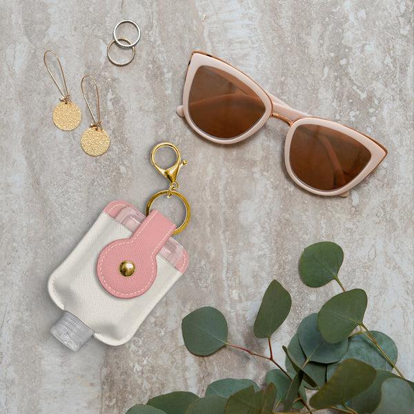 Studio Oh Sunny Skies Ahead Hand-Sanitizer Holder With Travel Bottle