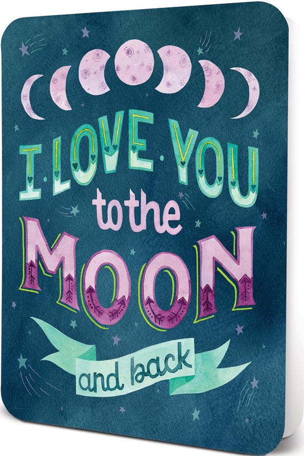 studio oh To the Moon and Back Deluxe Greeting Card