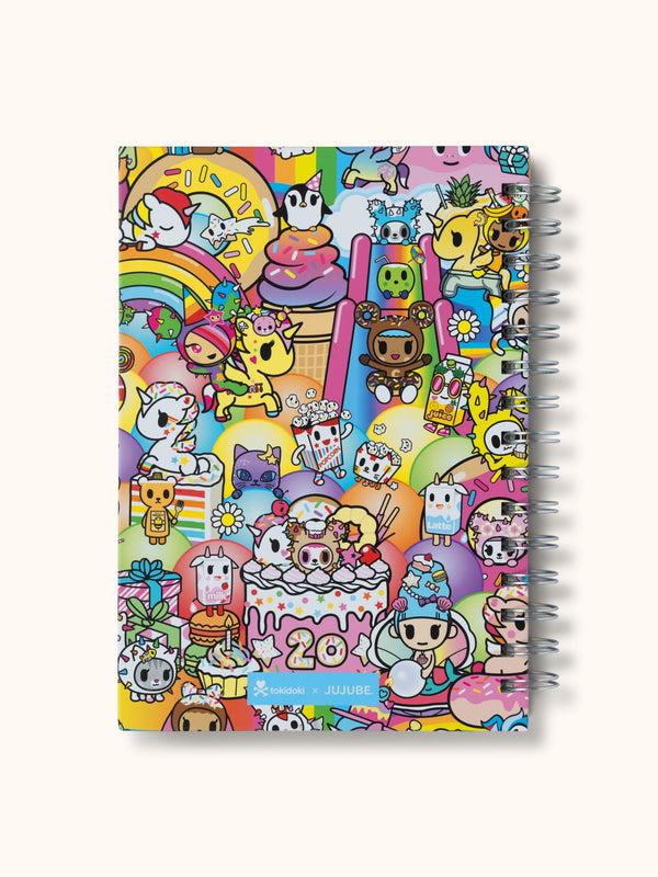 Studio Oh Tokidoki 20th Anniversary Oliver Notebook With Pen Pocket