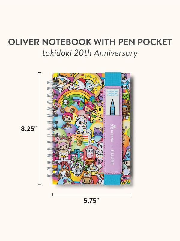 Studio Oh Tokidoki 20th Anniversary Oliver Notebook With Pen Pocket