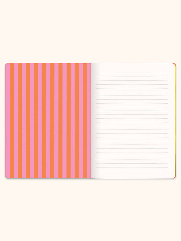 Studio Oh Tropical Blooms Casey Notebook With Phone Loop