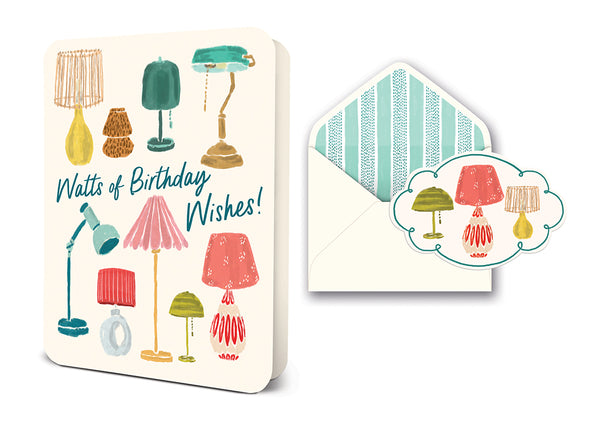 studio oh Watts of Birthday Wishes Deluxe Greeting Card