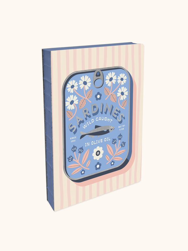 Studio Oh Wild Caught Sardines Medium Coptic-Bound Journal