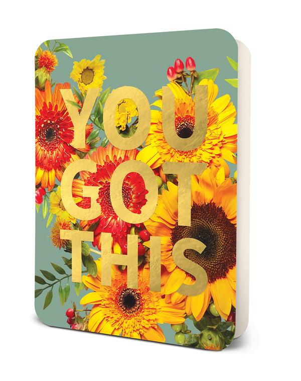 studio oh YOU GOT THIS (Sunflower) Deluxe Greeting Card