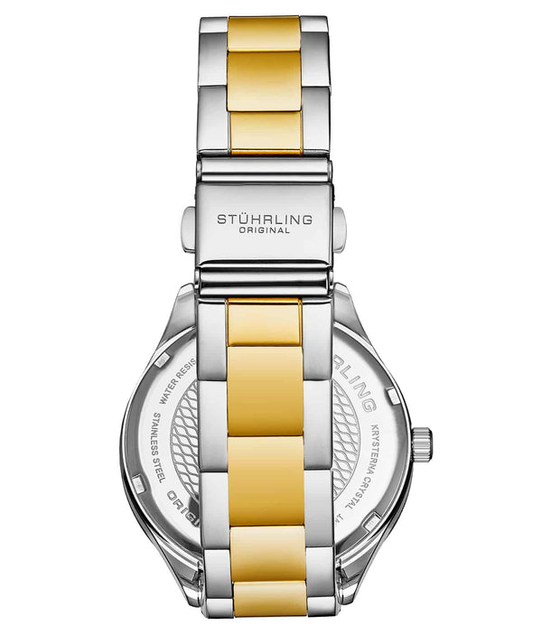 Stührling Gold Saylor 4019 Mother Of Pearl Quartz Classic 38mm