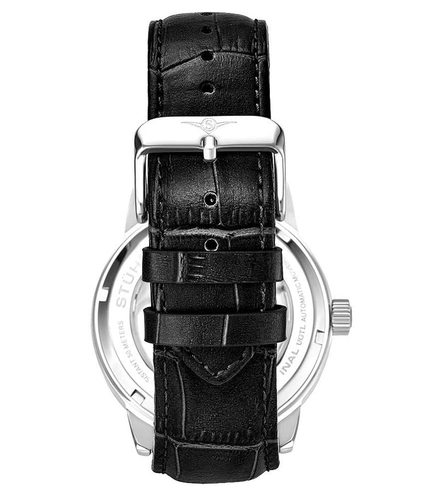 Stührling Stührling 3917 Automatic 43mm Skeleton Dual Time Watch