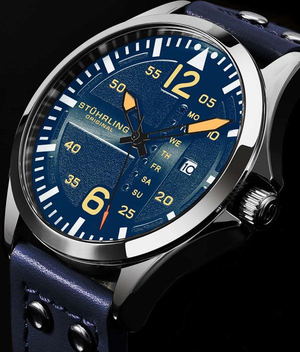 Stührling Stührling Aeronaut 3916 Quartz 43mm Aviator
