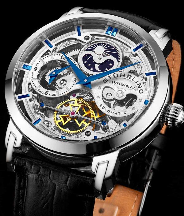 Stührling Stührling Anatol Dual Time 371 Automatic 46mm Skeleton