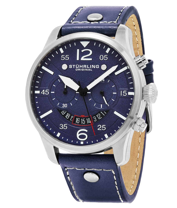 Stührling Stührling Anhedral 473 Quartz 44mm Aviator