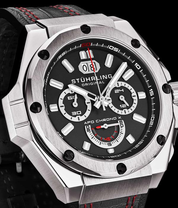 Stührling Stührling APO Chrono X 1018 44mm Timepiece