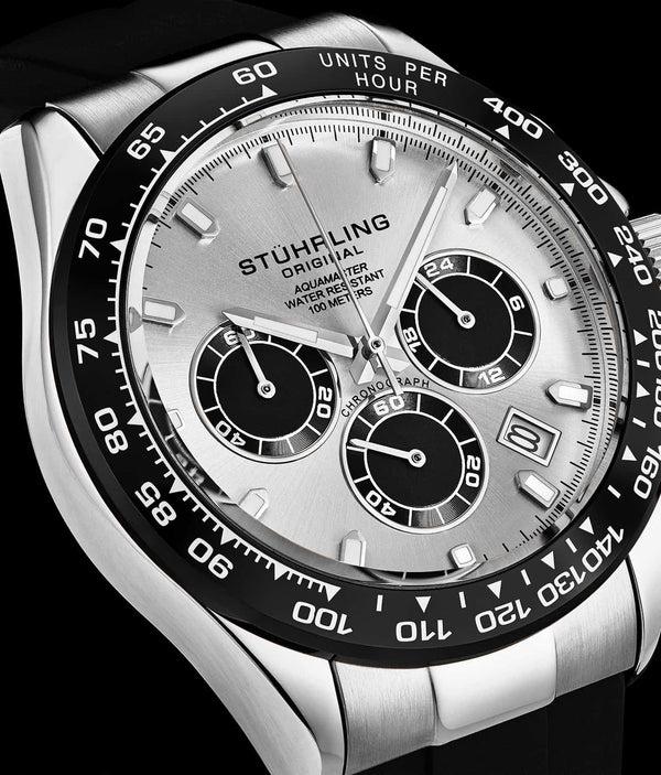 Stührling Stührling Aquamaster 4042 Quartz 42mm Chronograph