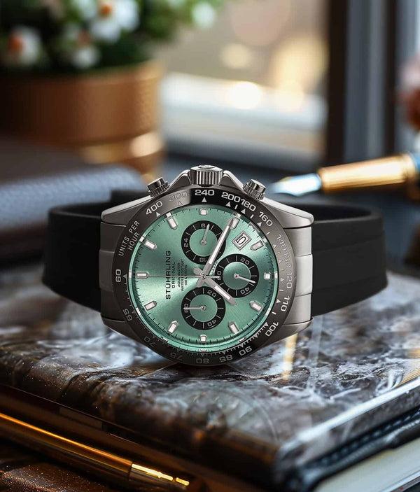 Stührling Stührling Aquamaster 4050 Chronograph Watch 42mm