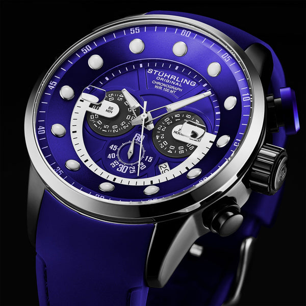 Stührling Stührling Aquatic Force 4053 Chronograph 50mm