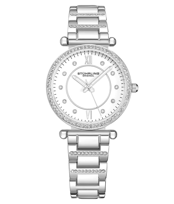 stührling Stührling Aria 38mm Elegance Crystal Watch 3906 stührling Stührling Aria 38mm Elegance Crystal Watch 3906