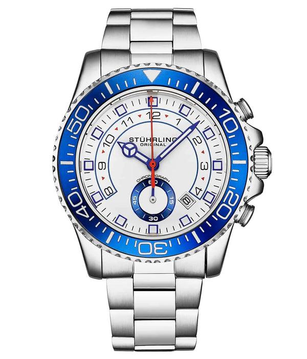 Stührling Stührling Brigadier Quartz 3966 Chronograph 42mm Diver