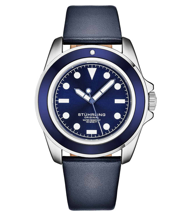stührling Stührling CarbonWave Japanese Quartz 42mm Dive Watch 4027