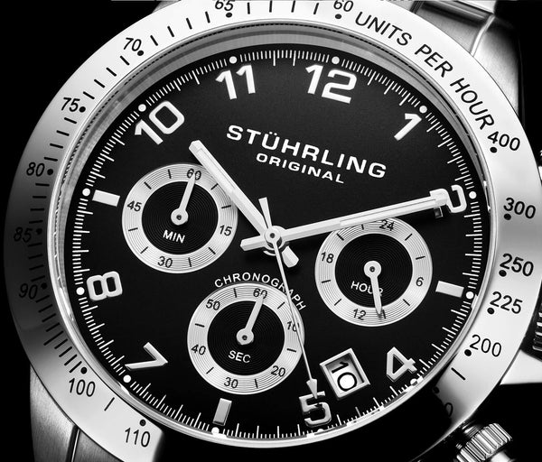 Stührling Stührling Concorso 665B Quartz 40mm Chronograph