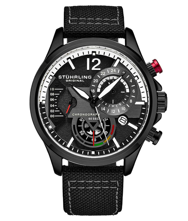 stührling Stührling Cordura 4029 Quartz 45mm Aviator