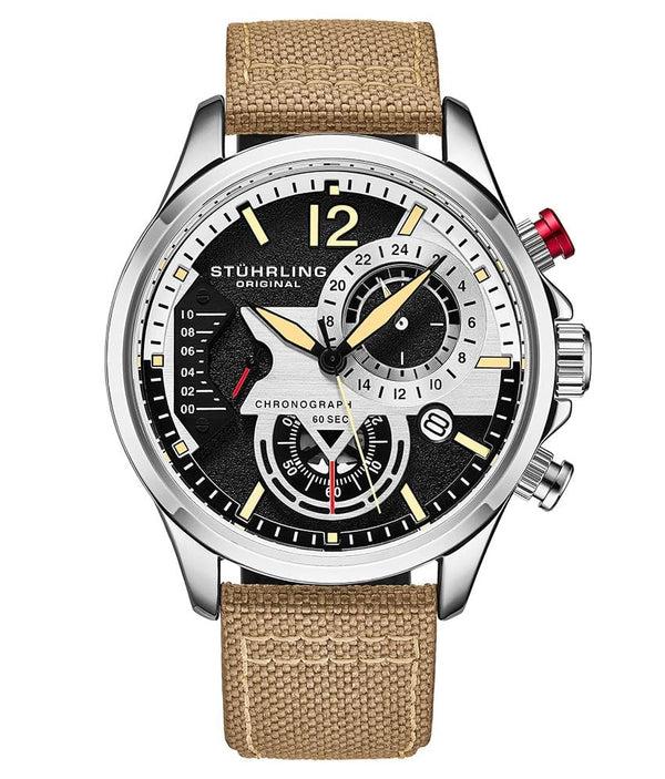Stührling Stührling Cordura 908 Quartz 45mm Aviator