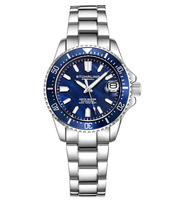 Stührling Stührling Depthmaster 3950AL Quartz 32mm Classic