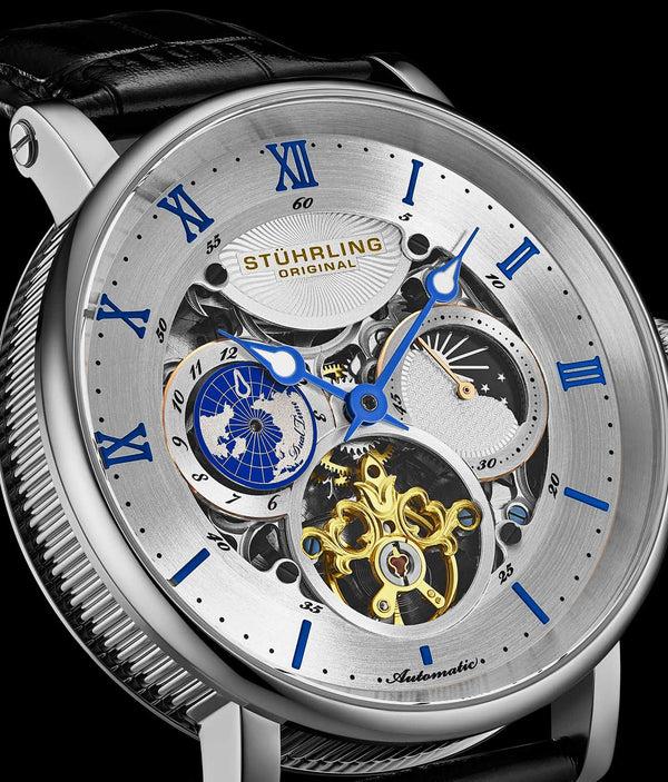 Stührling Stührling Dual Time Automatic Majestic 47mm Skeleton