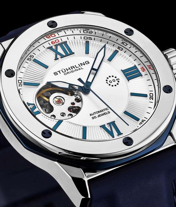 Stührling Stührling Edwardian Automatic 4018 44mm Skeleton