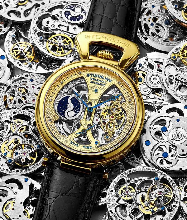 Stührling Stührling Emperor’s Grand DT 3920 Automatic 46mm Skeleton
