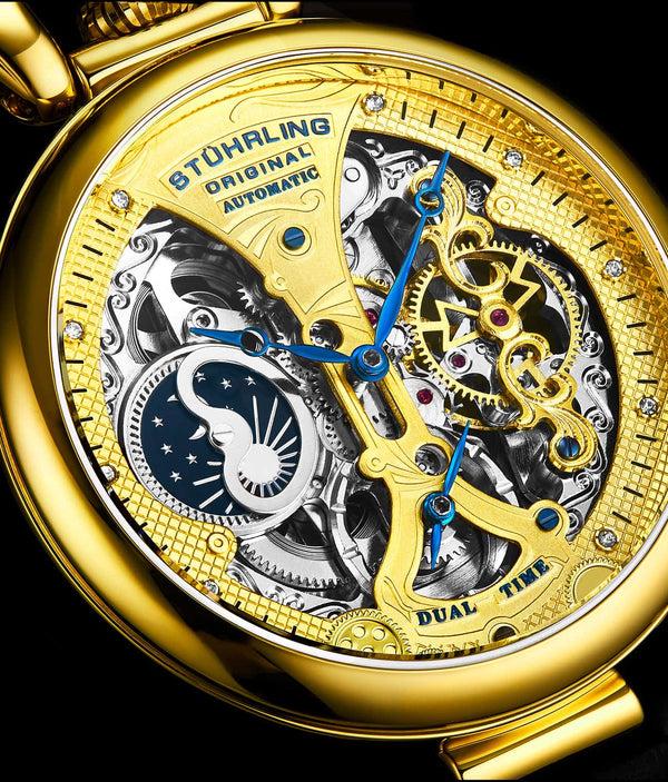 Stührling Stührling Emperor’s Grand DT 3920 Automatic 46mm Skeleton
