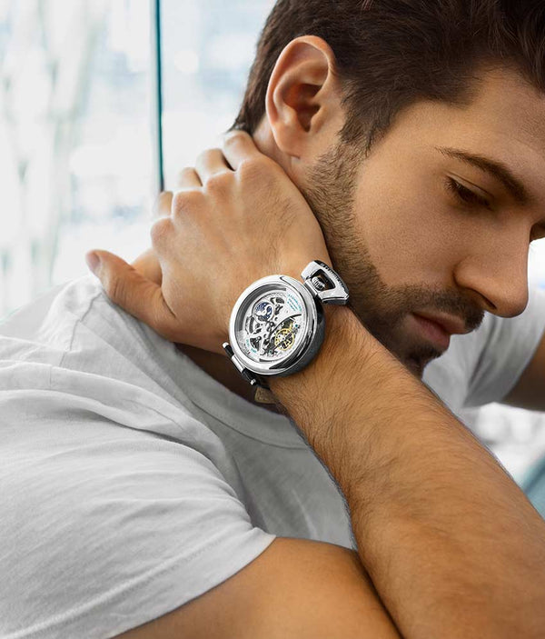 Stührling Stührling Emperor’s Grandeur 3919 Automatic 49mm Skeleton