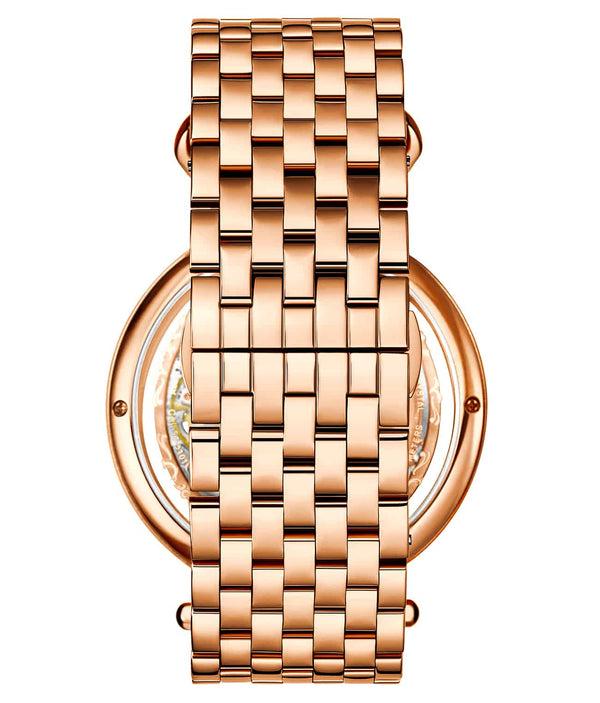 Stührling Stührling Emperor's Grandeur 4003 Dual Time Automatic 46mm Skeleton