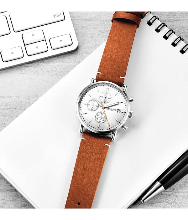 Stührling Eton 3903 Quartz 38mm Chronograph