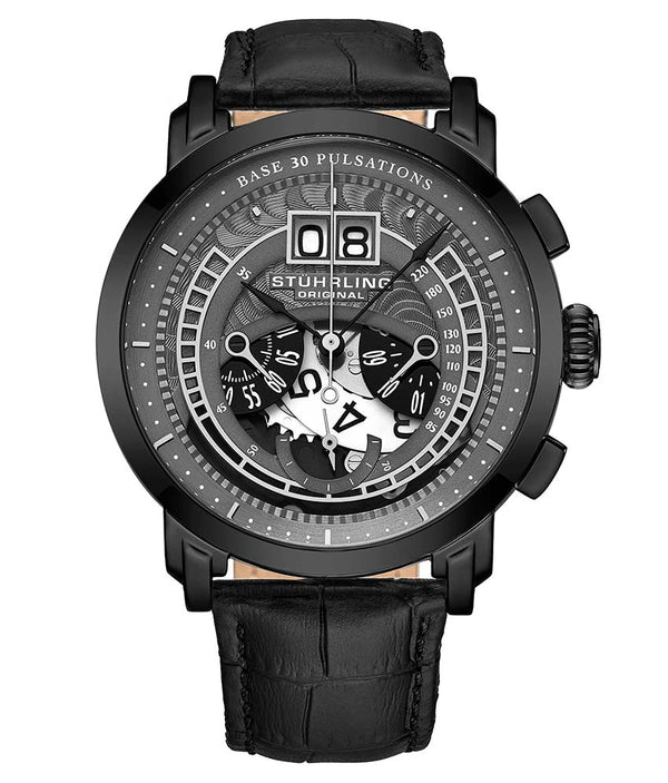 Stührling Stührling Fashion Time Quartz Set With Signature Pen And Stud Earring