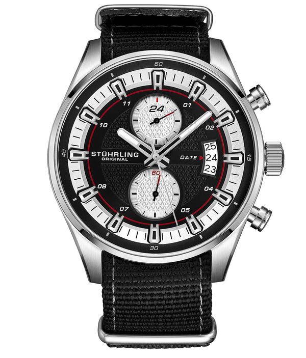 Stührling Stührling Globetrotter GMT Quartz 44mm Aviator