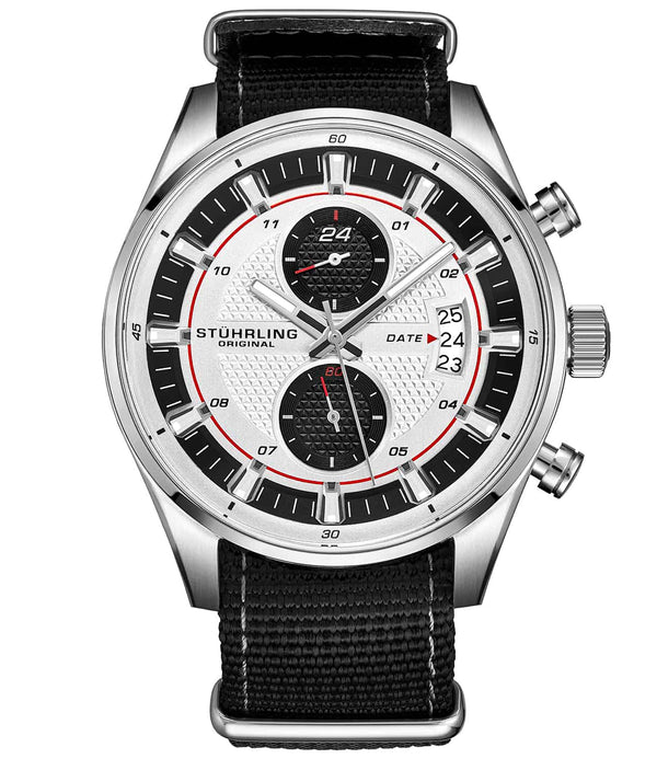 stührling Stührling Globetrotter GMT Quartz 44mm Aviator