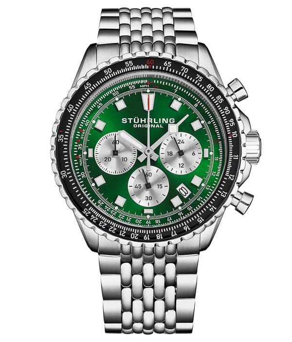 stührling Stührling Japanese Chronograph RaceWay 1010 44mm Quartz Watch