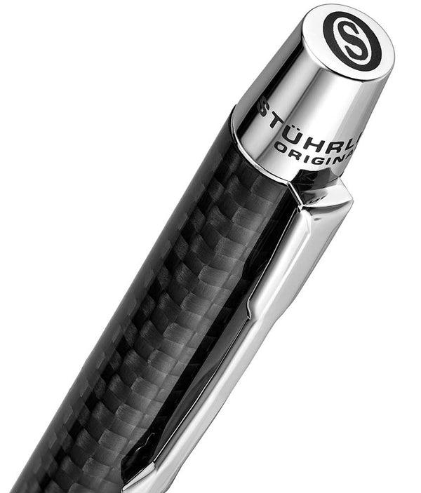 Stührling Stührling Javelin Black Carbon Twist-Action Ballpoint Pen