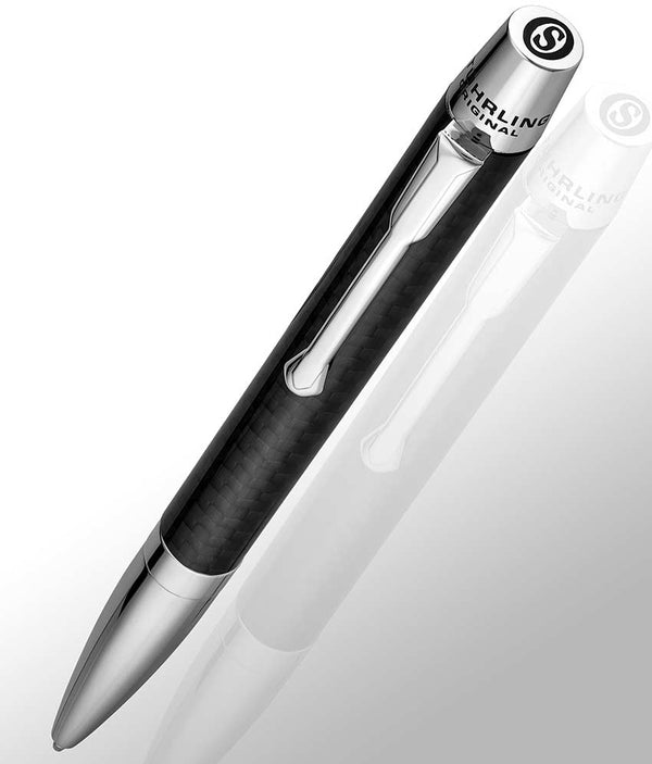 Stührling Stührling Javelin Black Carbon Twist-Action Ballpoint Pen