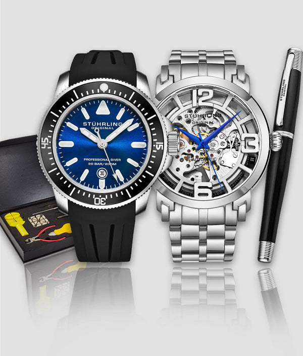 stührling Stührling Maritimer 935.02 Winchester 3964.1 Signature Pen and Watch Tool Kit