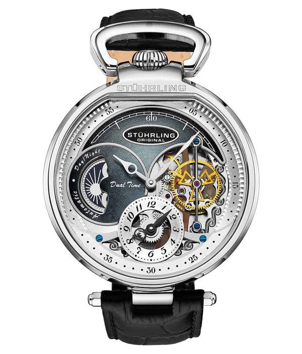 Stührling Stührling Modena Dual Time Automatic 4033 46mm Skeleton