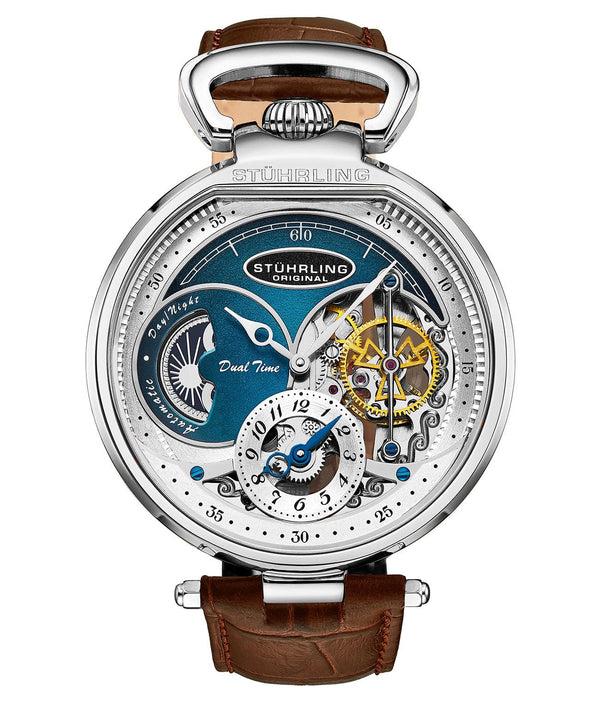 stührling Stührling Modena Dual Time Automatic 4033 46mm Skeleton