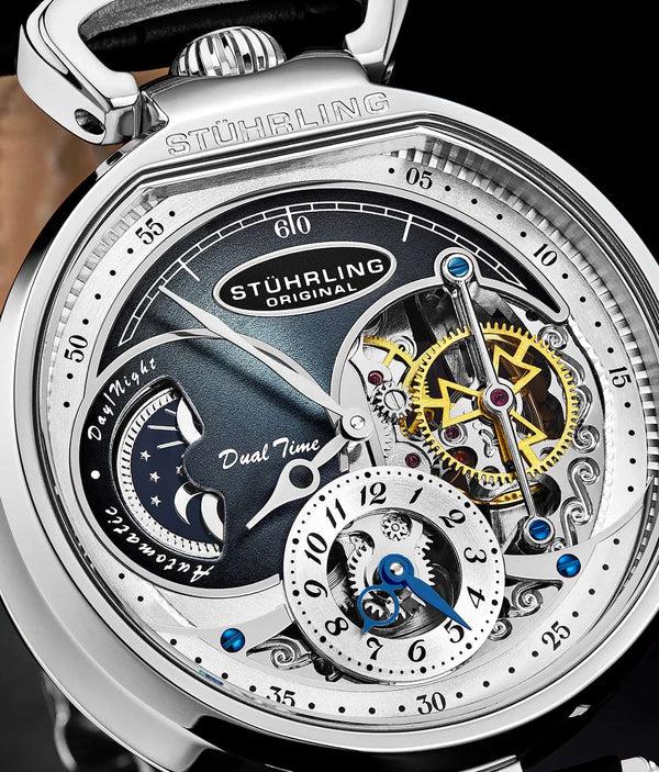 Stührling Stührling Modena Dual Time Automatic 988 46mm Skeleton