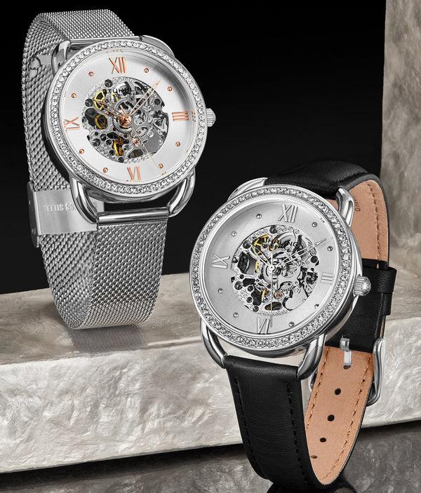 Stührling Stührling Nexus Mesh Automatic 36mm Skeleton
