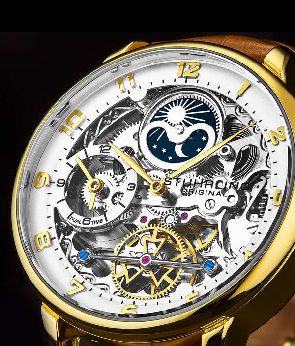 Stührling Stührling Precision Masterpiece 3925 Automatic Skeleton 40mm