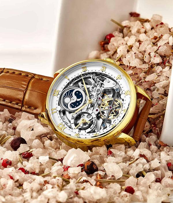 Stührling Stührling Precision Masterpiece 3925 Automatic Skeleton 40mm