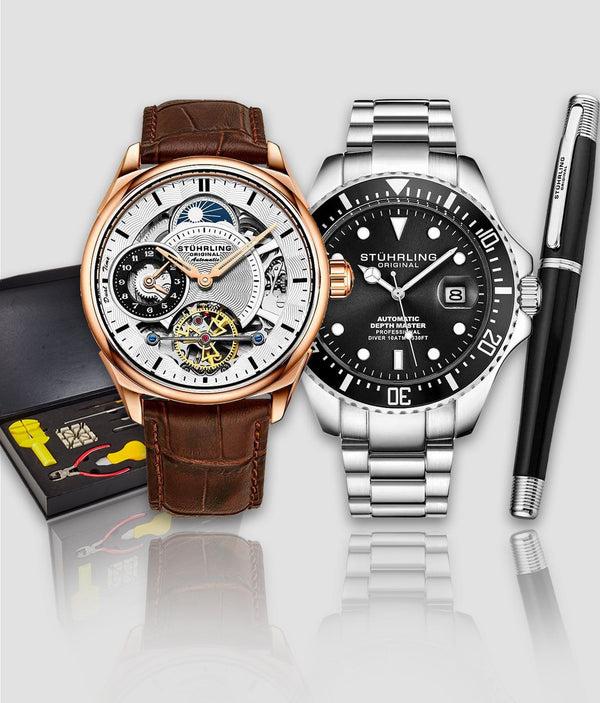 stührling Stührling Presidia 943A.03 Depthmaster 3940.1 Signature Pen and Watch Tool Kit